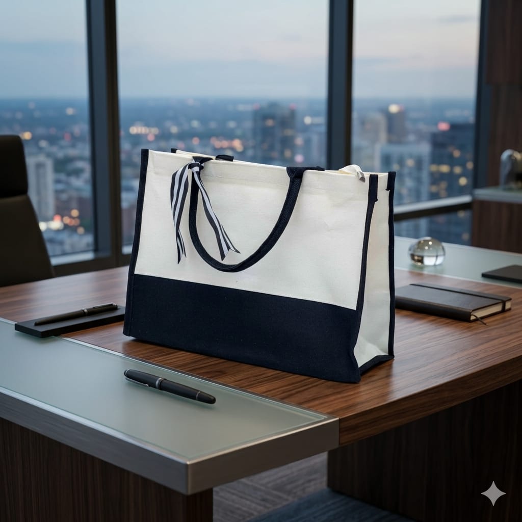 A3 Landscape Jute Bag - Image 7