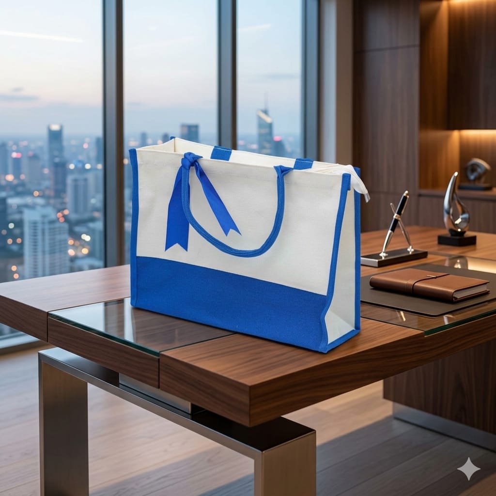 A3 Landscape Jute Bag - Image 6