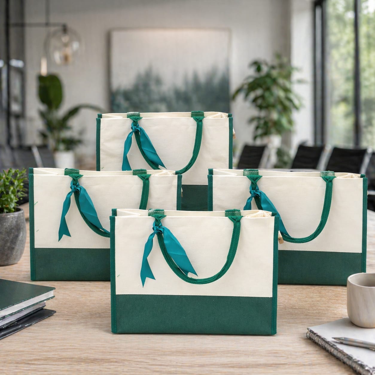 A3 Landscape Jute Bag - Image 5
